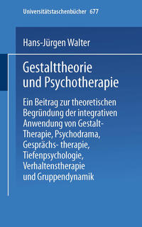 Vorderes Coverbild Gestalttheorie und Psychotherapie