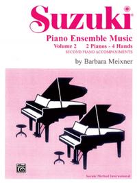 Vorderes Coverbild Suzuki Piano Ensemble Music, Volume 2 for Piano Duo