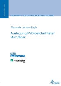 Vorderes Coverbild Auslegung PVD-beschichteter Stirnräder