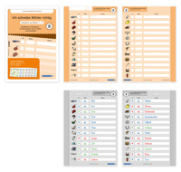 Vorderes Coverbild Ich schreibe Wörter richtig - Abreißblock 8 - Lernzielkontrolle - Auswahl Lernwörter aus Block 1-7