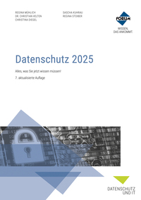 Vorderes Coverbild Datenschutz 2025