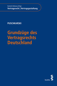 Vorderes Coverbild Grundzüge des Vertragsrechts Deutschland