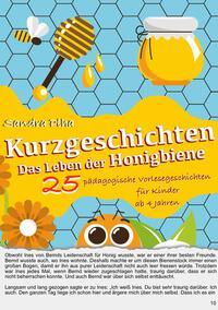 Vorderes Coverbild KitaFix-Kurzgeschichten Das Leben der Honigbiene