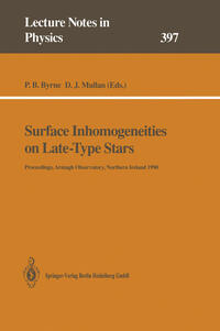 Vorderes Coverbild Surface Inhomogeneities on Late-Type Stars