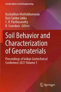Vorderes Coverbild Soil Behavior and Characterization of Geomaterials