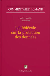 Vorderes Coverbild Loi fédérale sur la protection des données