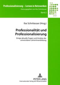 Vorderes Coverbild Professionalität und Professionalisierung