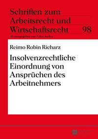 Vorderes Coverbild Insolvenzrechtliche Einordnung von Ansprüchen des Arbeitnehmers