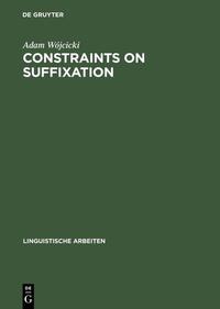Vorderes Coverbild Constraints on Suffixation