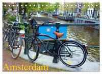 Vorderes Coverbild Amsterdam (Tischkalender 2025 DIN A5 quer), CALVENDO Monatskalender