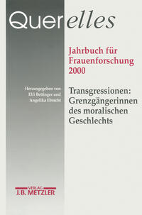 Vorderes Coverbild Querelles. Jahrbuch für Frauenforschung 2000
