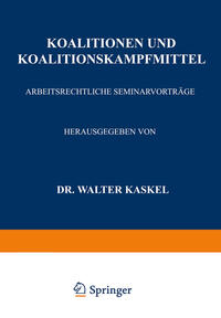 Vorderes Coverbild Koalitionen und Koalitionskampfmittel