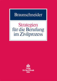 Vorderes Coverbild Strategien für die Berufung im Zivilprozess