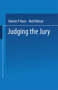 Vorderes Coverbild Judging the Jury