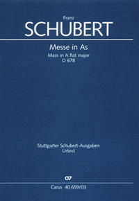 Vorderes Coverbild Messe in As (Klavierauszug)