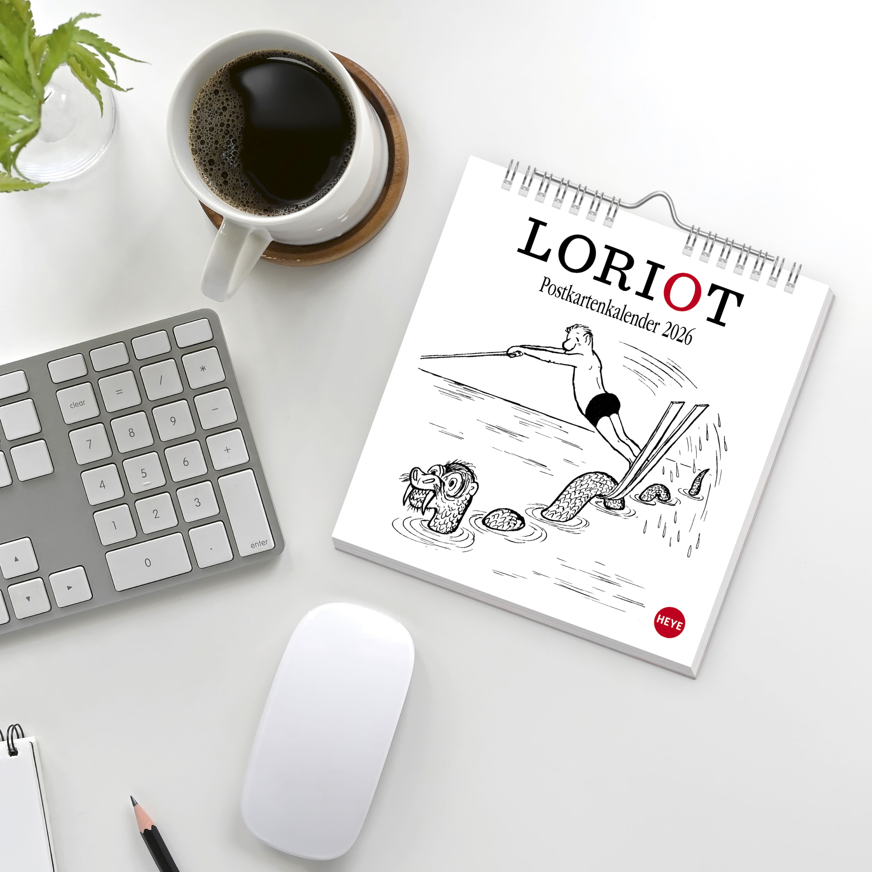 Anderes Coverbild Loriot Postkartenkalender 2026