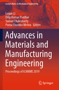 Vorderes Coverbild Advances in Materials and Manufacturing Engineering