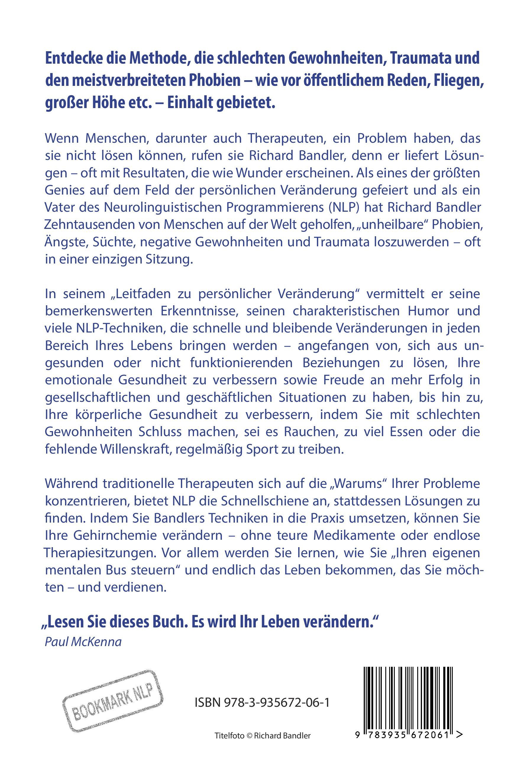 Rückseitencover Leitfaden zu persönlicher Veränderung