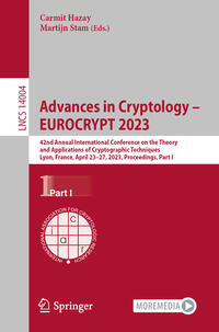 Vorderes Coverbild Advances in Cryptology – EUROCRYPT 2023