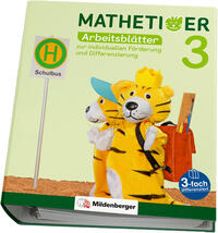 Vorderes Coverbild Mathetiger 3 – Arbeitsblätter zur individuellen Förderung und Differenzierung