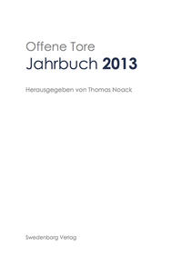 Vorderes Coverbild Offene Tore Jahrbuch 2013