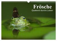 Vorderes Coverbild Frösche. Quakend durchs Leben (Wandkalender 2025 DIN A3 quer), CALVENDO Monatskalender