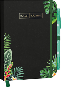 Vorderes Coverbild Bullet Journal "Aloha" 05 mit original Tombow TwinTone Dual-Tip Marker 86 mint green