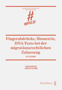 Vorderes Coverbild Fingerabdrücke, Biometrie, DNA-Tests