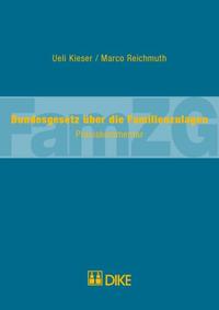 Vorderes Coverbild Bundesgesetz über die Familienzulagen (FamZG)