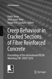 Vorderes Coverbild Creep Behaviour in Cracked Sections of Fibre Reinforced Concrete
