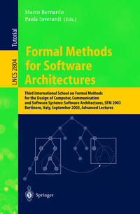 Vorderes Coverbild Formal Methods for Software Architectures