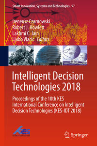 Vorderes Coverbild Intelligent Decision Technologies 2018