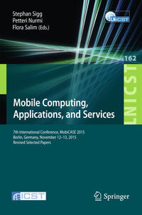 Vorderes Coverbild Mobile Computing, Applications, and Services