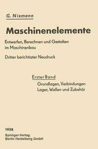 Vorderes Coverbild Grundlagen, Verbindungen, Lager Wellen und Zubehör