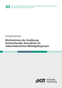 Vorderes Coverbild Mechanismen der Auslösung hochreichender Konvektion im südwestdeutschen Mittelgebirgsraum