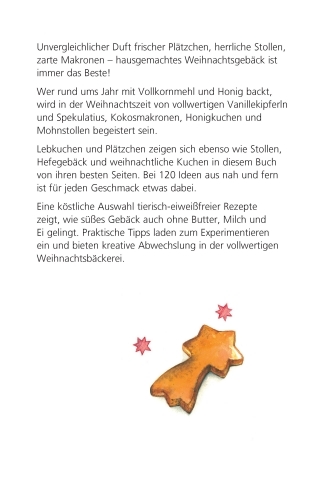 Rückseitencover Vollwertige Weihnachtsbäckerei mit Pfiff