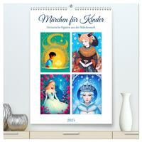 Vorderes Coverbild Märchen für Kinder (hochwertiger Premium Wandkalender 2025 DIN A2 hoch), Kunstdruck in Hochglanz