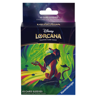 Vorderes Coverbild Disney Lorcana TCG: Azurblaues Meer - Kartenhüllen Scar