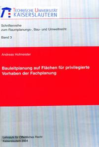 Vorderes Coverbild Bauleitplanung auf Flächen für privilegierte Vorhaben der Fachplanung