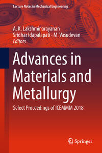 Vorderes Coverbild Advances in Materials and Metallurgy