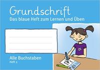 Vorderes Coverbild Kleeblattheft 2 Grundschrift, Alle Buchstaben Heft 2
