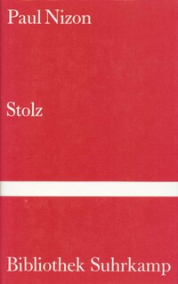 Vorderes Coverbild Stolz