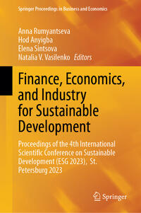 Vorderes Coverbild Finance, Economics, and Industry for Sustainable Development