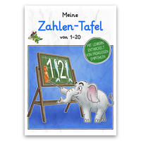 Vorderes Coverbild Meine Zahlen-Tafel von 1-20 in Grundschrift