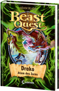 Vorderes Coverbild Beast Quest (Band 23) - Drako, Atem des Zorns