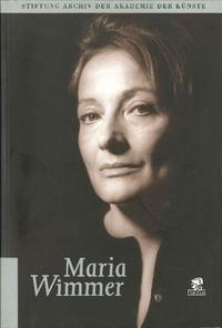 Vorderes Coverbild Maria Wimmer 1911-1996
