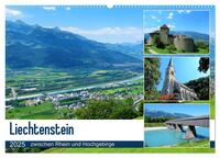 Vorderes Coverbild Liechtenstein - zwischen Rhein und Hochgebirge (Wandkalender 2025 DIN A2 quer), CALVENDO Monatskalender