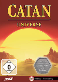 Vorderes Coverbild Catan Universe Box