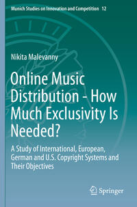 Vorderes Coverbild Online Music Distribution - How Much Exclusivity Is Needed?