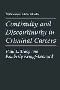 Vorderes Coverbild Continuity and Discontinuity in Criminal Careers